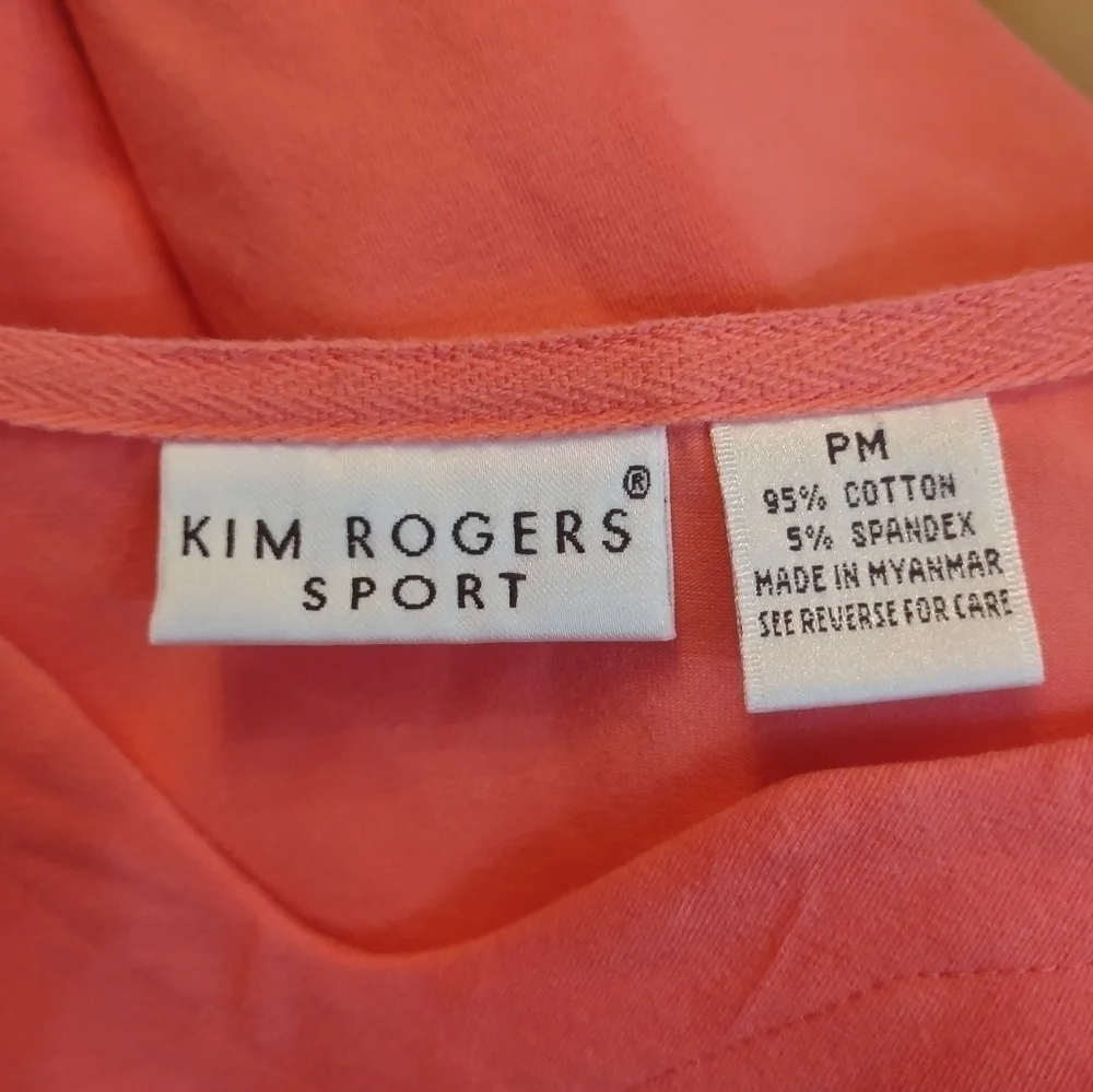 Kim Rogers Sport woman's size PM petite medium shirt top